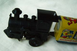 Old model bakelite tin toy train mechanism set Russia USSR 1978 3