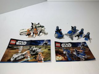 Lego Star Wars: 7913 And 7914 Clone Trooper And Mandalorian Battle Packs 100