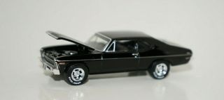 1968 Chevrolet Nova Copo Ss Custom Wheels Diecast Model Greenlight 1/64 Scale