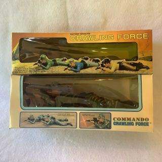 Crawling Force Battery Operated Soldiers,  Nib