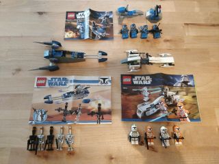 Lego Star Wars The Clone Wars Battle Pack Bundle (7914) (7913) (8015)