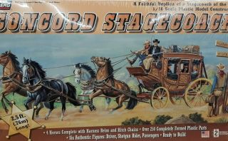 Lindberg Models Concord Stage Coach In 1/16 Scale