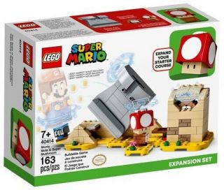 Rare Nintendo Lego Mario Monty Mole Mushroom Set 40414
