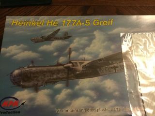 Mpm Heinkel He 177 A - 5 Greif Model Airplane Kit 1/48 Scale