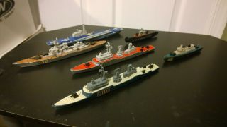 Matchbox Sea Kings - 4 Assorted Different Models,  2 Tootsietoy Ships,  Loose