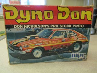 Mpc 1/25 Scale Model Car Kit " Dyno Don " Don Nicholson Pro Stock Pinto 1 - 1760