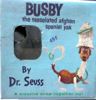 Dr Seuss Revell Model Kit,  Busby The Tasselated Afghan Spaniel Yak Model Kit