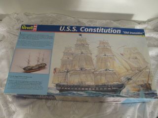 Large Ship Kit Revell 1 - 96 Uss Constitution Plastic Model Old Ironsides U.  S.  S.