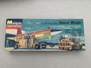 Vtg Monogram U.  S.  Air Force Gam - 63 Rascal Missile