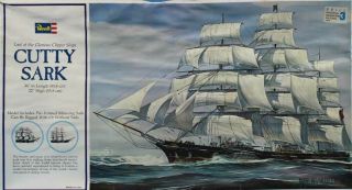 Revell 1:96 Cutty Sark Last Of The Glorious Clipper Ships Plastic Kit H399u