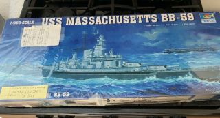 1:350 Scale Uss Massachusetts Bb - 59 Model