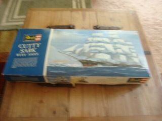 Revell Authentic 1964 Issue H - 395 Cutty Sark Plastic Model Ship 1/96th Scale