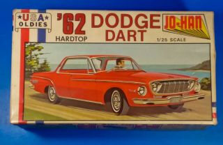 1962 Dodge Dart Hardtop Jo - Han Orginial Issue Car Model Kit Usa Oldies 1/25th