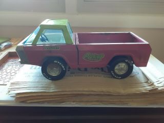 Vintage Nylint Pick Up Truck Green And Purple