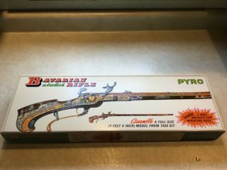 Rare 1968 Pyro Bavarian Wheellock Rifle Model Toy 100 Complete Nos Kit