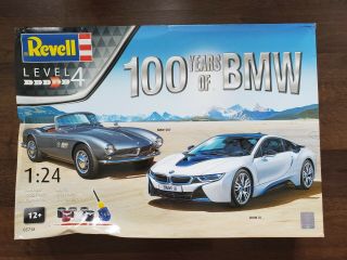 Revell 100 Years Of Bmw Model Kit Bmw 507 And Bmw I8