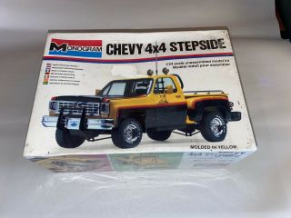Vintage Monogram Chevy 4x4 Stepside 1/24 Scale Model Kit 2264