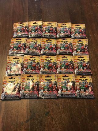 Lego Batman Movie Complete Set Minifigures Retired Rare