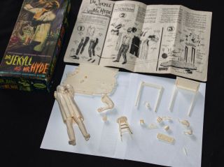 1964 Aurora Dr.  Jekyll as Mr.  Hyde box and model kit 3