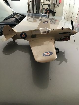 1960’s P40 Warhawk Thimble Drome Model Plane