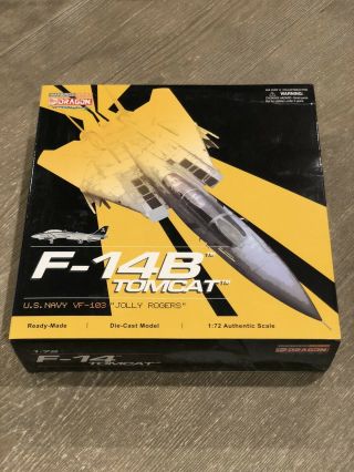 Dragon Wings Warbirds Series F - 14b Tomcat Vf - 103 Jolly Rogers 1/72 Scale Diecast