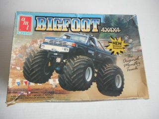 Amt Big Foot 4x4x4 Monster Truck 1/25 First Issue 6712 Complete Unbuilt Htf