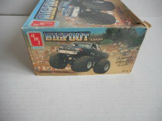 AMT Big Foot 4X4X4 Monster Truck 1/25 First Issue 6712 Complete Unbuilt HTF 3