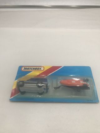Matchbox 35 Land Rover Ninety Tp110 Inflatable Raft " Red River Valley " (e)