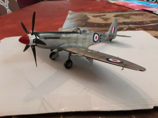 Built Plastic Model In 1/48 Scale Of A Supermarine Spitfire F Mk.  24