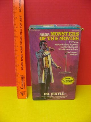 1975 Aurora Monsters Of The Movies Dr Jekyll (as Mr Hyde) 1/12 Scale Kit