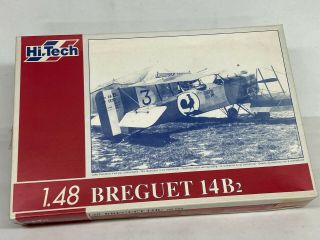 Hi - Tech 1/48 Breguet 14b2 Ww1 French Bomber