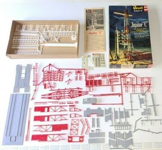 Revell H1819 Jupiter C Model Kit Box & Instructions Ex 1958