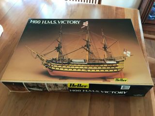 Heller 1 100 H.  M.  S.  Victory Trafalgal 1805 Model Ship Kit Made In France