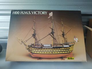 Heller 1•100 H.  M.  S.  Victory Trafalgal 1805 Model Ship Kit Made In France.