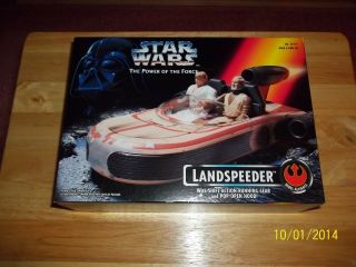 Star Wars Power Of The Force Landspeeder 1995 Kenner Hasbro &
