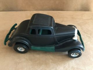 Durant Plastics 1934 Ford Victoria Tootsie Toy large Car Forest Green 11 x 5 