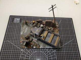 Pro - Built 1/35 Scale Wwii " Time For A Rest " Diorama