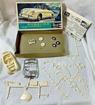 Vintage 1960 Revell Porsche Carrera Model Kit H - 1238:139