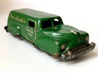Vintage 1950s Meier & Frank Co Portland / Salem Delivery Truck Tin Toy Car Japan