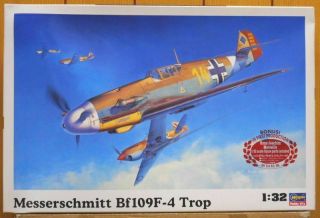 Hasegawa 1/32 Messerschmitt Bf109f - 4 Trop With Initial Benefits