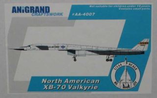 1/144 Anigrand Models North American Xb - 70 Valkyrie Bomber Nmib