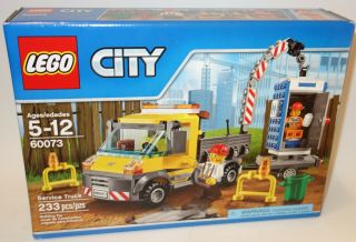 Lego 60073 Lego City Service Truck Retired Port - A - Potty Toilet