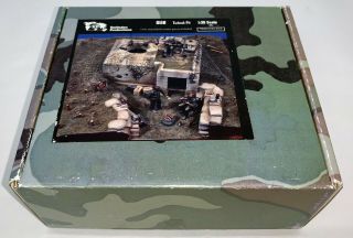 Verlinden Productions Tobruk Pit Bunker Wwii 1/35 Scale Plaster Model Kit 116