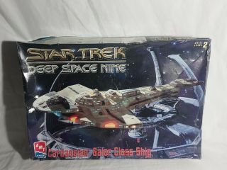 Star Trek Deep Space Nine Cardassian Galor Class Ship Model Kit Amt/ertl 1997