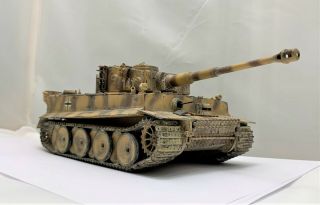 Pro - Built 1:35 Pzkpfw Vi Tiger I Ausf.  E Zvezda