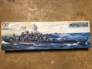 Uss Battleship Missouri Bb - 63 1:350 Scale Model Kit Tamiya Contents
