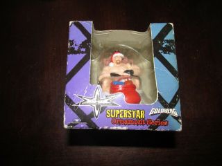 Bill Goldberg Wcw Wrestling Superstar Christmas Ornament Nib Rare Htf Wwe Wwf 99