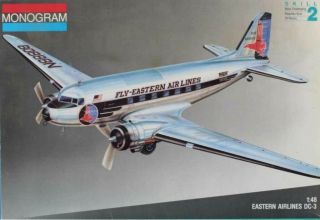 Monogram 1:48 Eastern Airlines Dc - 3 Plastic Aircraft Model Kit 5610xu