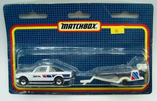 “matchbox” Superfast Two Pack Bmw 323i With Inflatable Raft Moc
