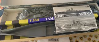 Tamiya Japanese Battleship Yamato 1/350 Model Plus Gold Metal Kit 2